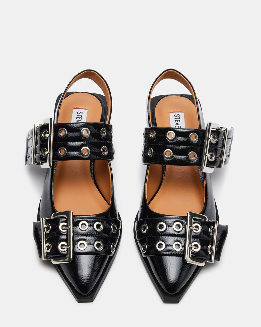 GRAYA BLACK PATENT - Women's Shoes - Steve Madden Canada