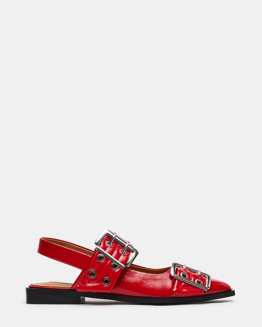 GRAYA RED PATENT - Women's Shoes - Steve Madden Canada