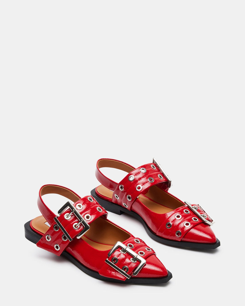 GRAYA RED PATENT - Women's Shoes - Steve Madden Canada