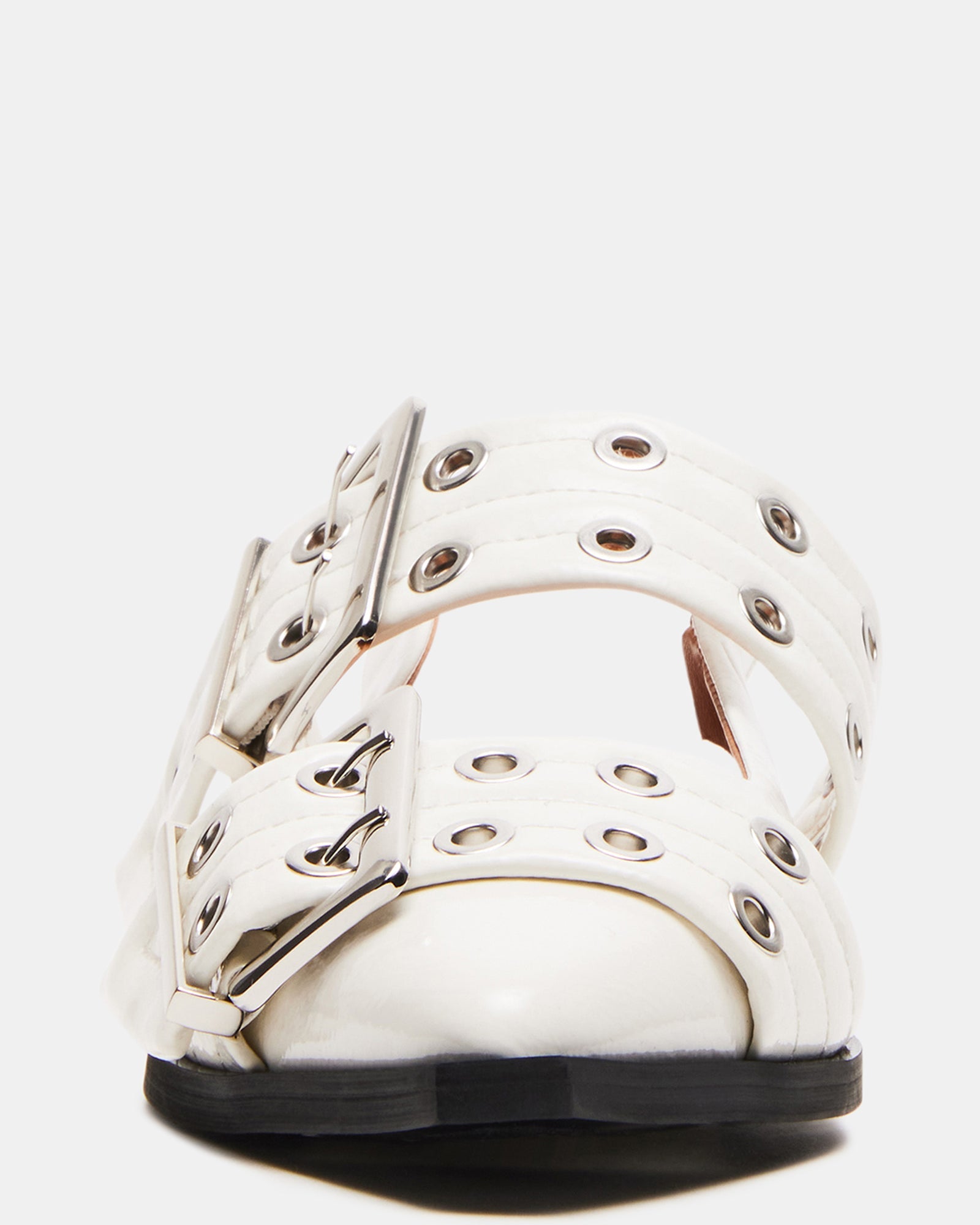 GRAYA WHITE PATENT - Women's Shoes - Steve Madden Canada