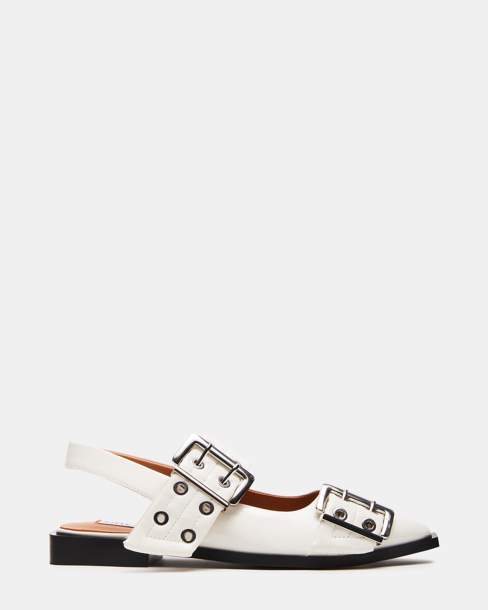 GRAYA WHITE PATENT - Women's Shoes - Steve Madden Canada