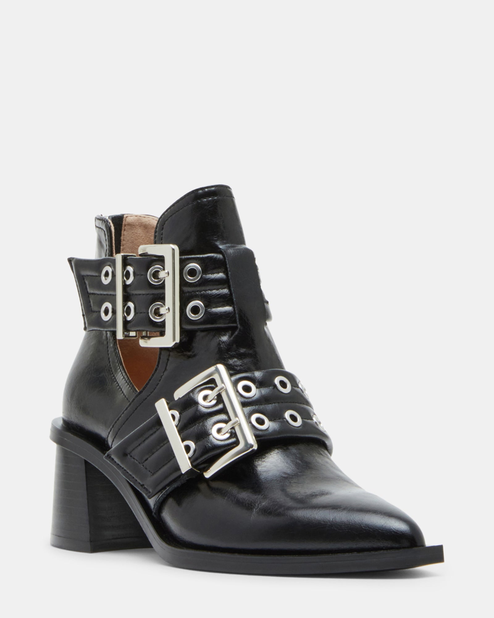 GRAZIA BLACK LEATHER - Women's Shoes - Steve Madden Canada
