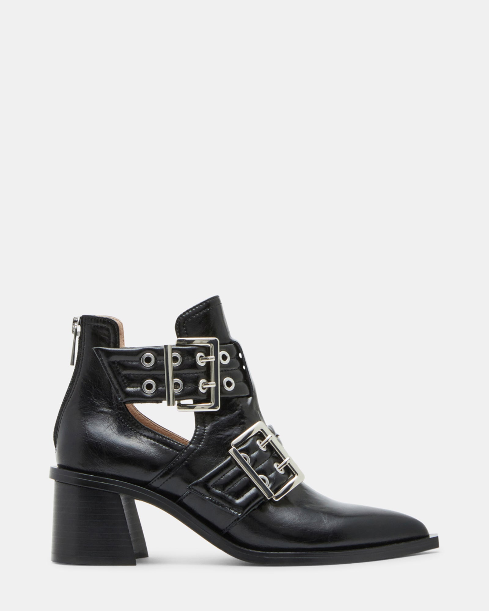 GRAZIA BLACK LEATHER - Women's Shoes - Steve Madden Canada