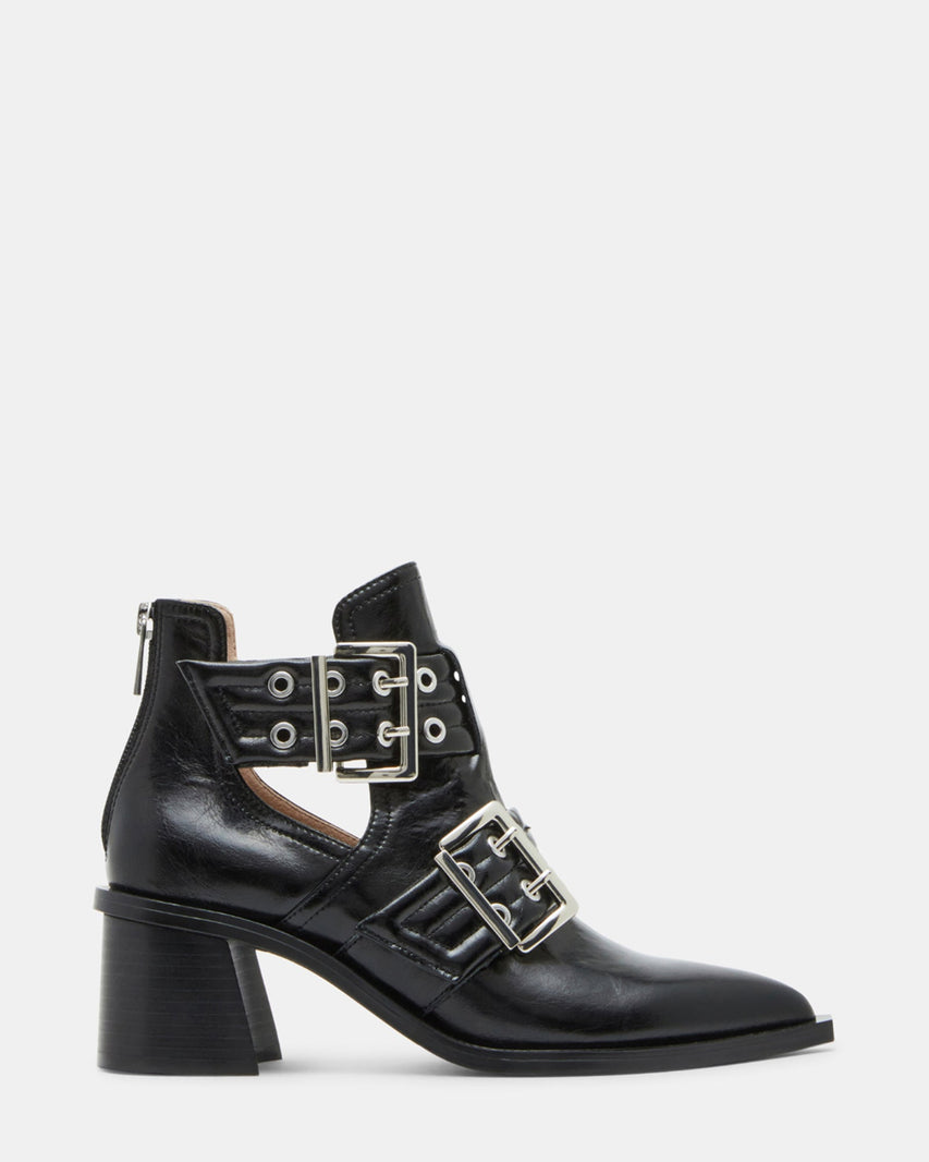 GRAZIA BLACK LEATHER - Women's Shoes - Steve Madden Canada