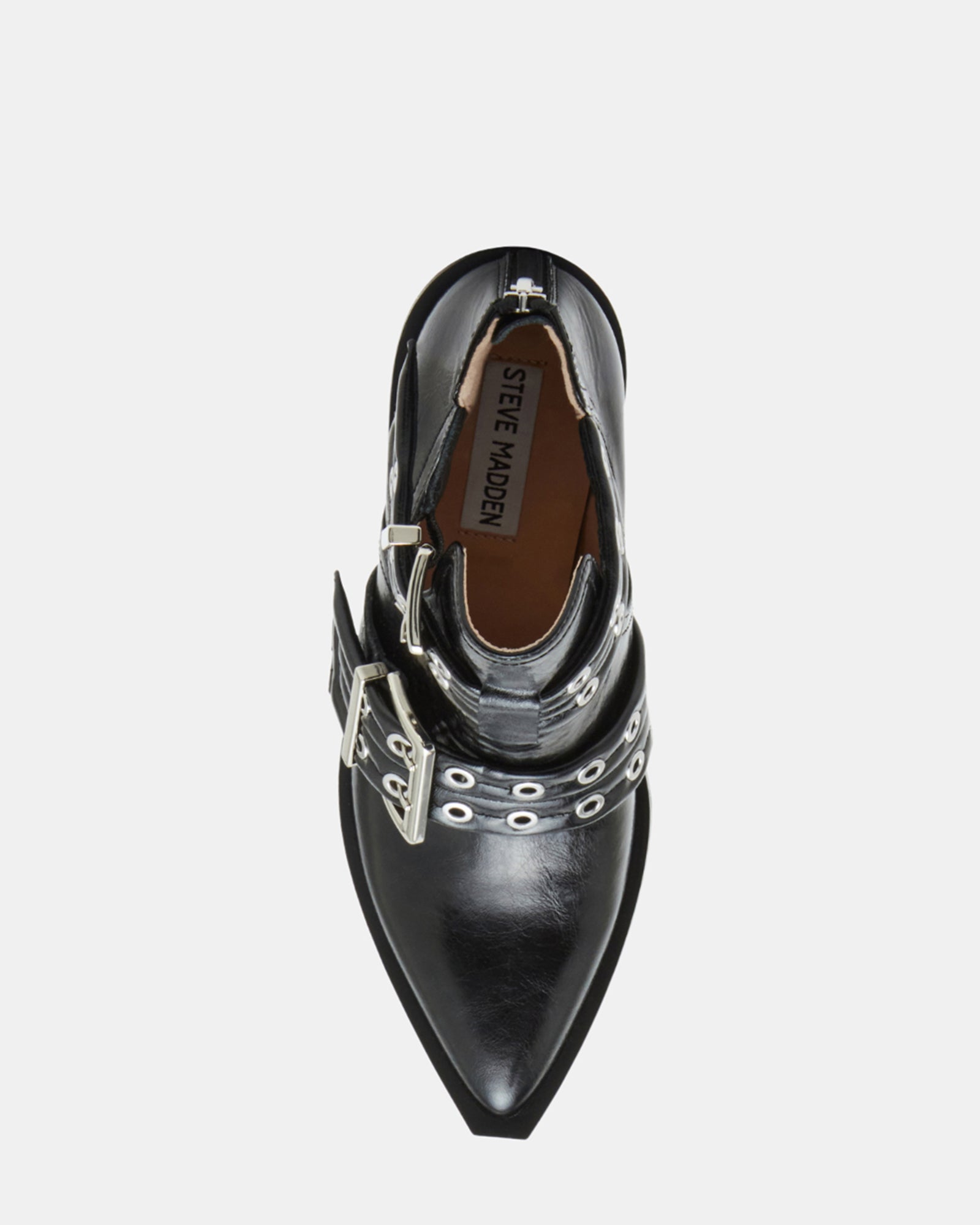GRAZIA BLACK LEATHER - Women's Shoes - Steve Madden Canada