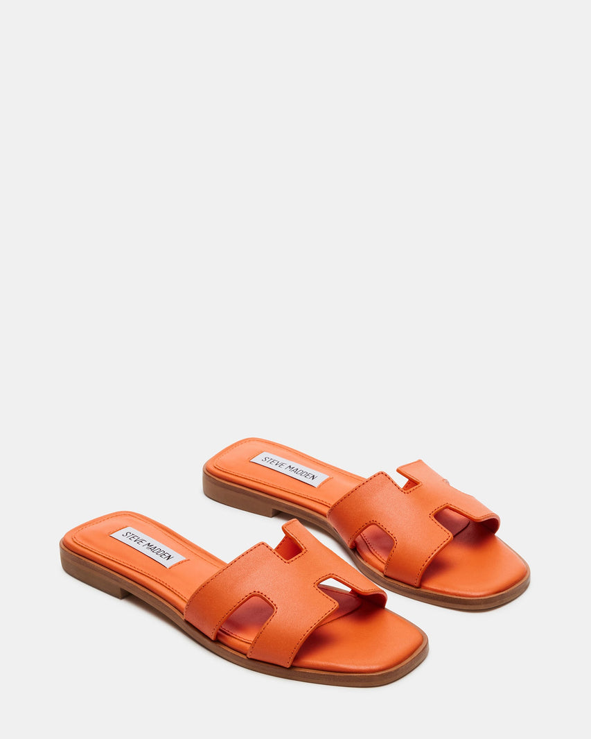HADYN ORANGE LEATHER - Women's Shoes - Steve Madden Canada