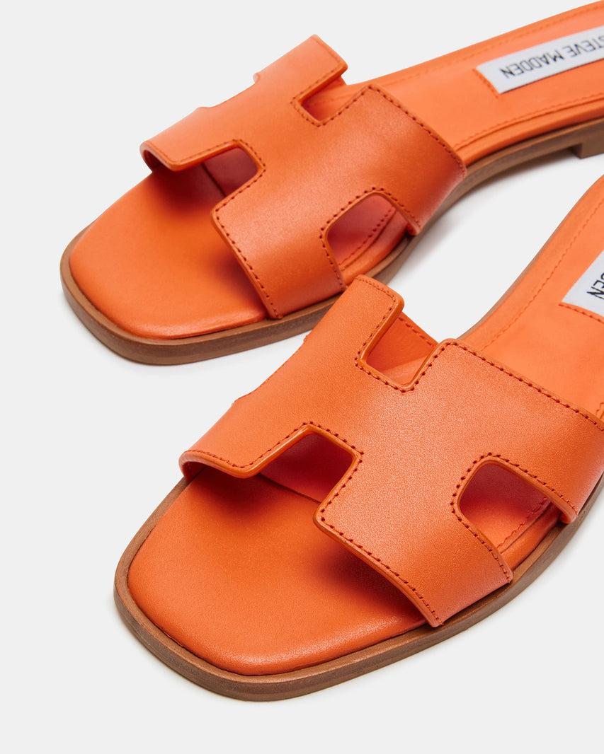 HADYN ORANGE LEATHER - Women's Shoes - Steve Madden Canada