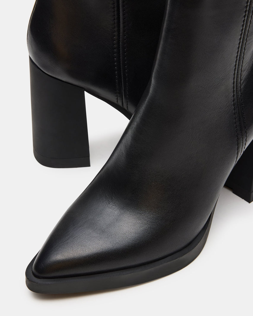 HARDEN BLACK LEATHER - Women's Shoes - Steve Madden Canada