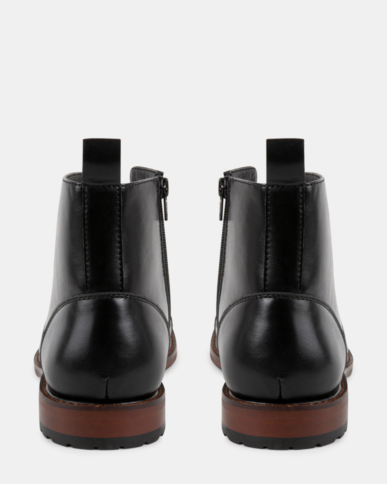 HARRYY BLACK LEATHER - Men's Shoes - Steve Madden Canada