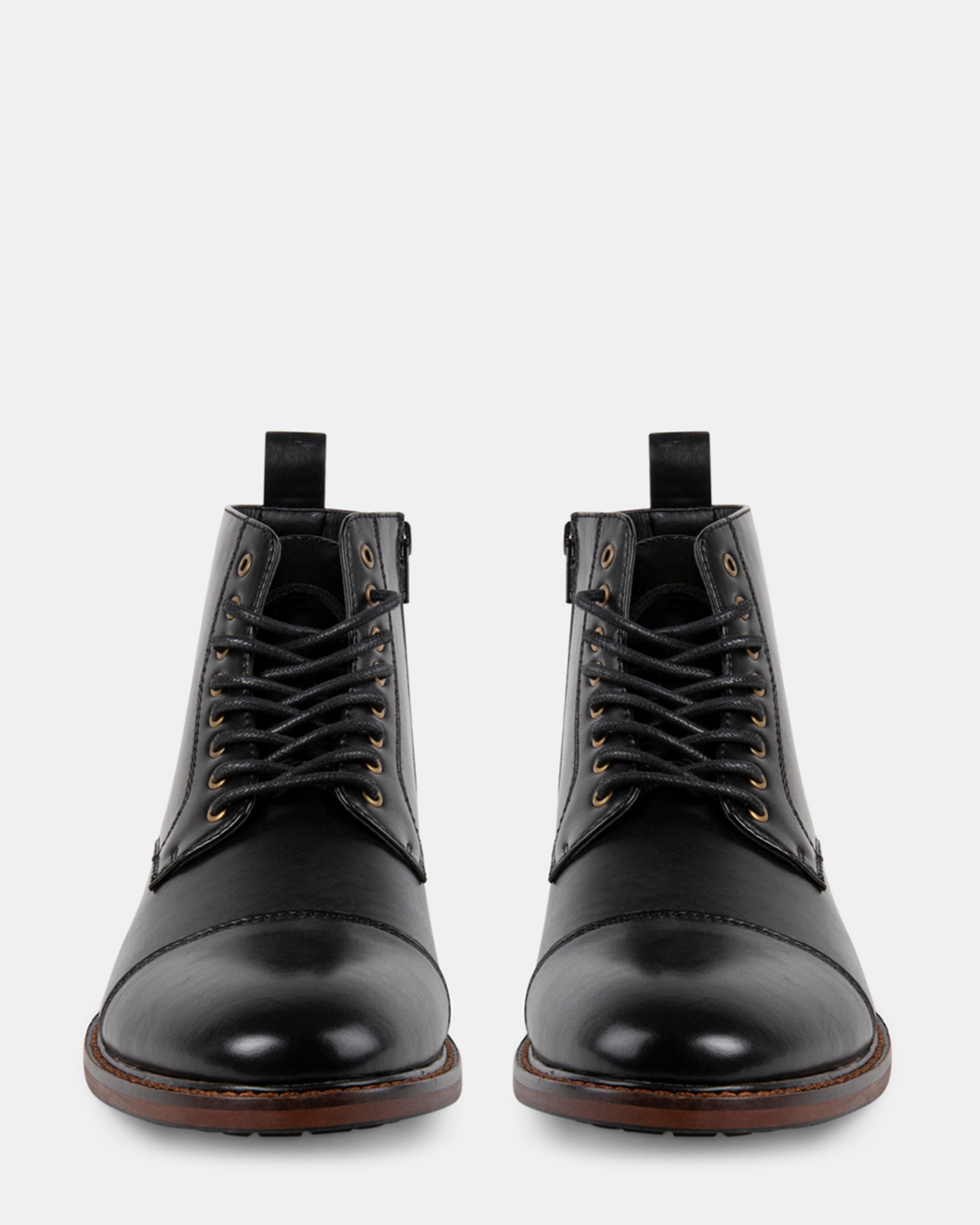 HARRYY BLACK LEATHER - Men's Shoes - Steve Madden Canada