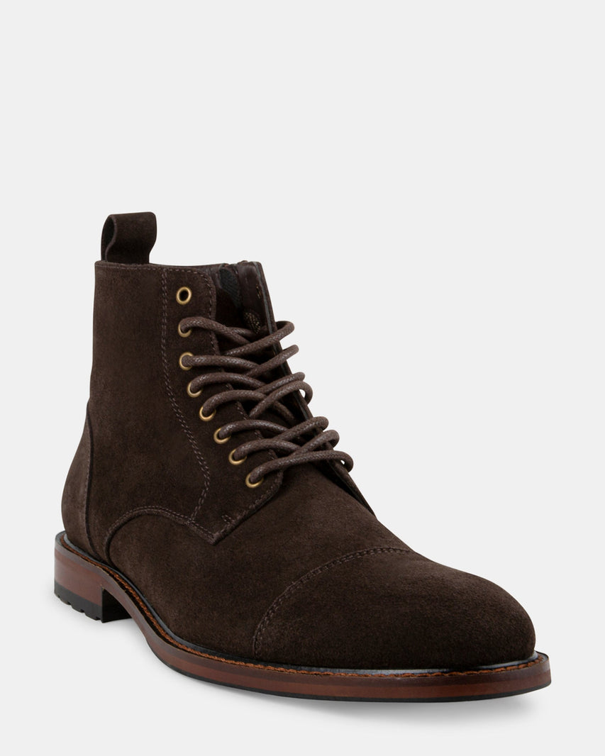 HARRYY BROWN SUEDE - Men's Shoes - Steve Madden Canada