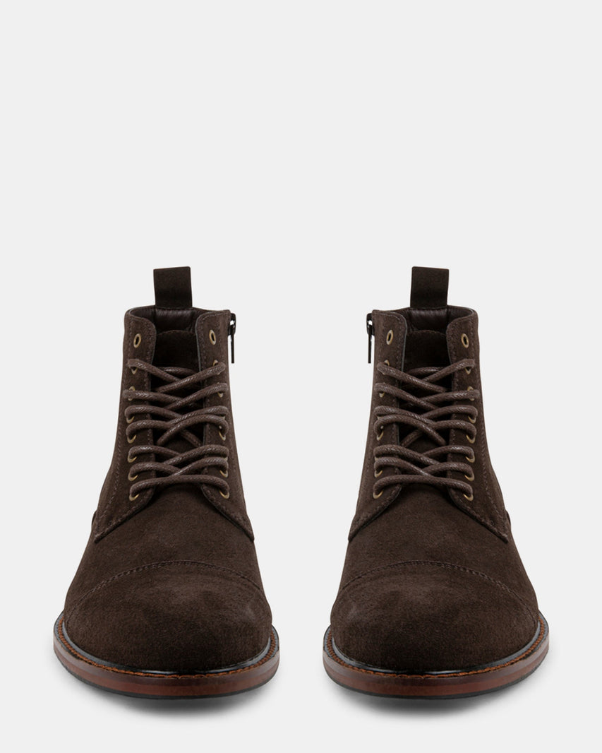 HARRYY BROWN SUEDE - Men's Shoes - Steve Madden Canada