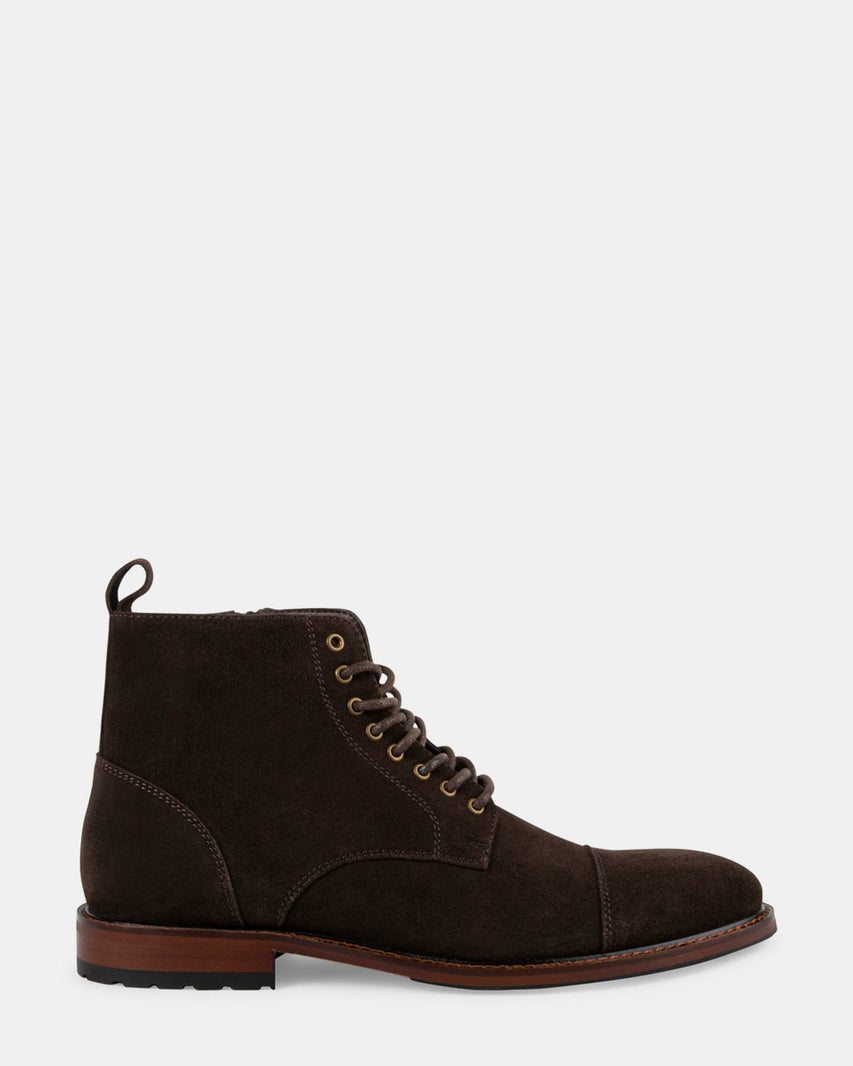 HARRYY BROWN SUEDE - Men's Shoes - Steve Madden Canada