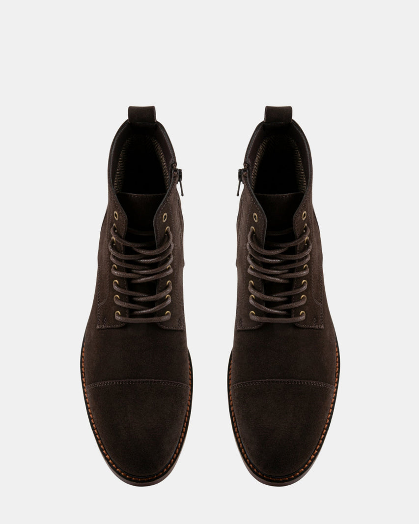 HARRYY BROWN SUEDE - Men's Shoes - Steve Madden Canada