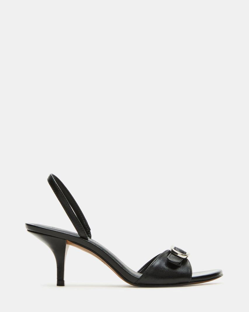 HENRIETTA BLACK LEATHER - Women's Shoes - Steve Madden Canada