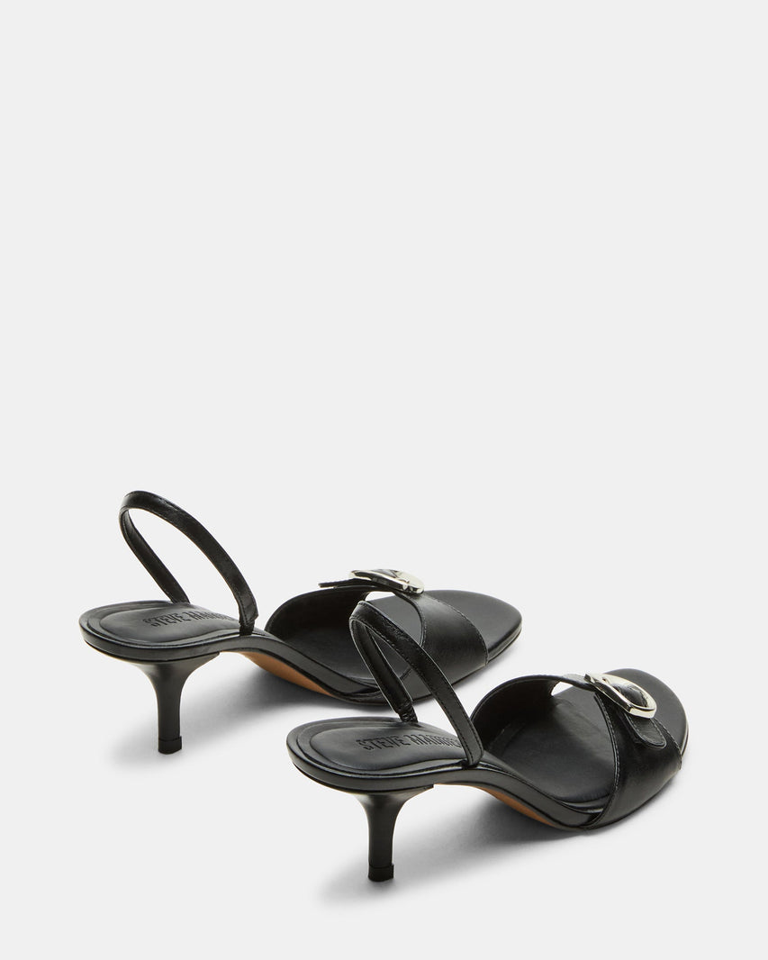 HENRIETTA BLACK LEATHER - Women's Shoes - Steve Madden Canada