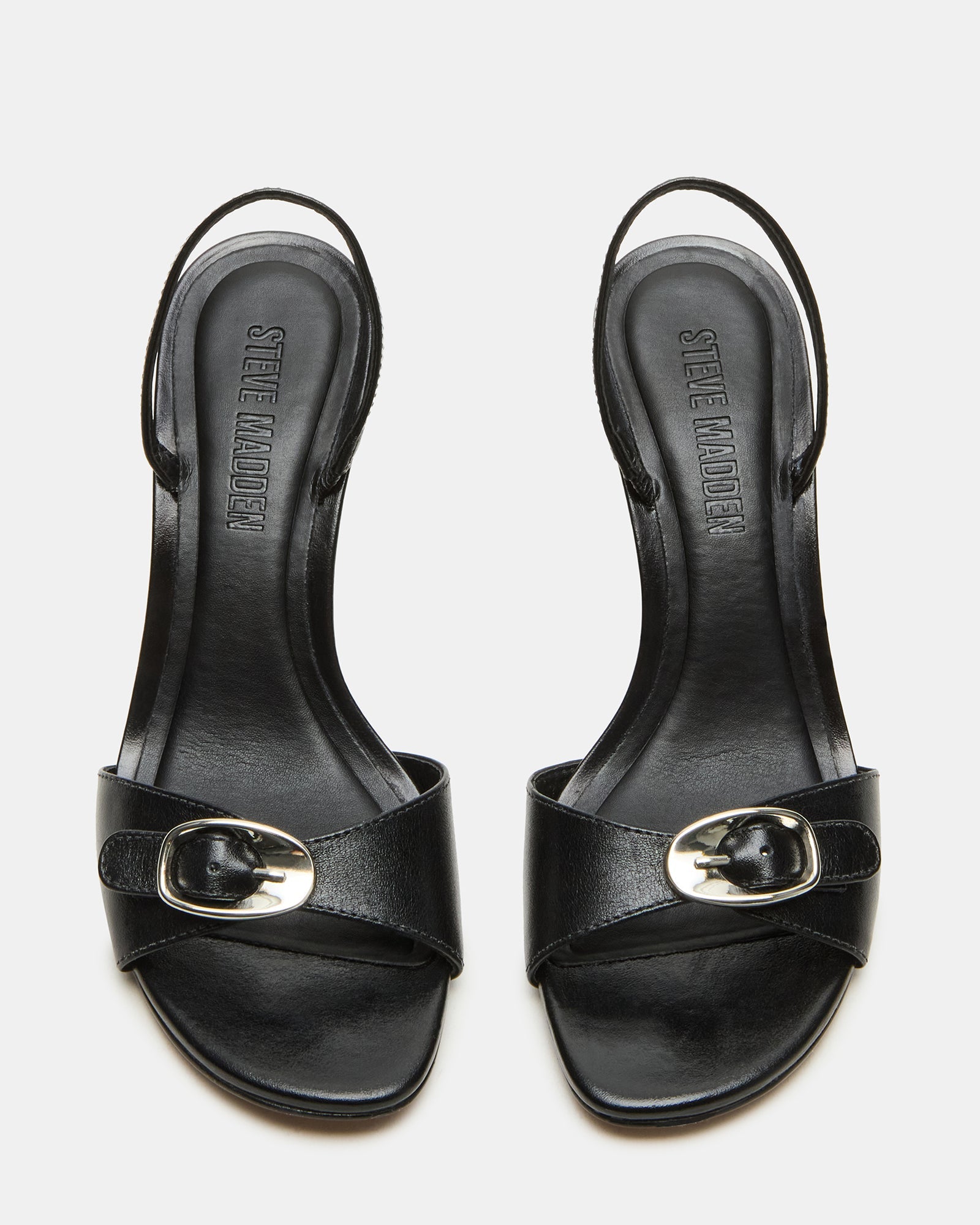HENRIETTA BLACK LEATHER - Women's Shoes - Steve Madden Canada