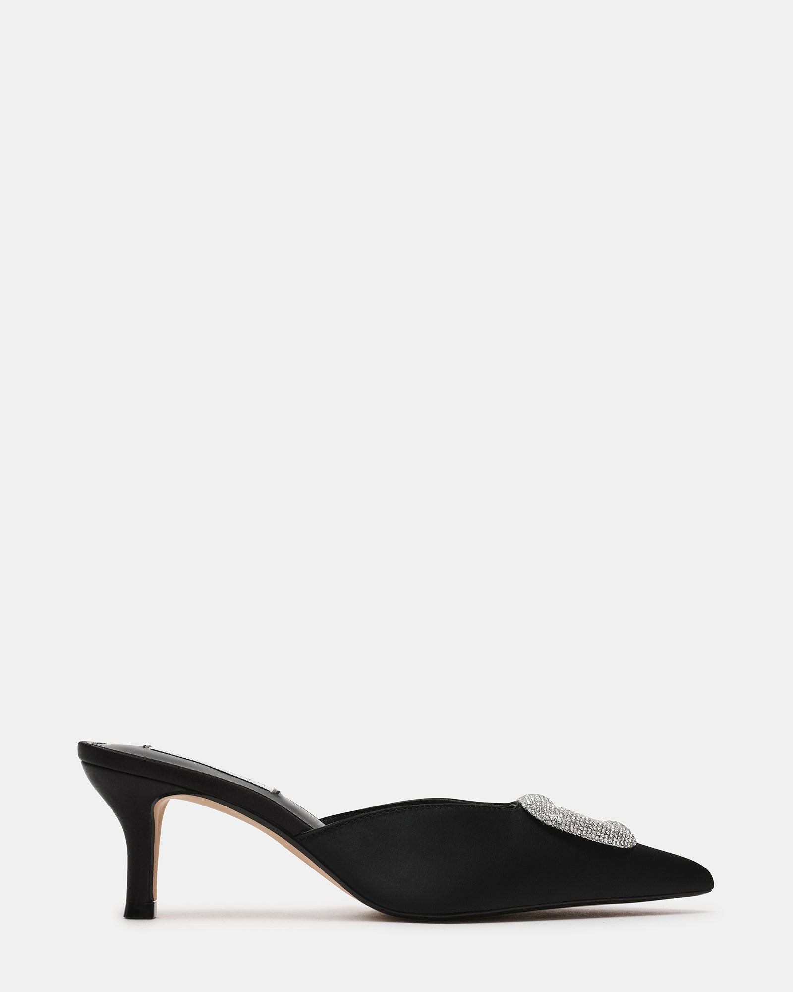 INTIMIDATE BLACK SATIN - Women's Shoes - Steve Madden Canada