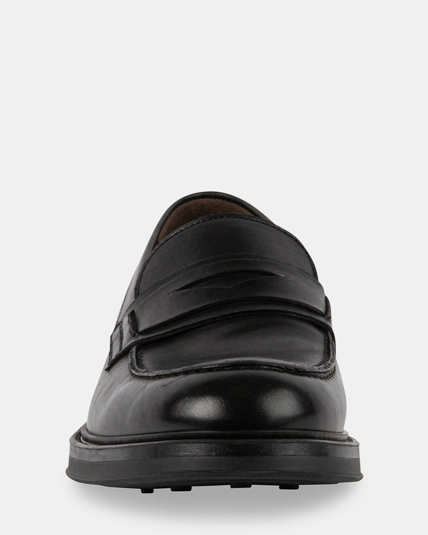 ISADOR BLACK LEATHER - Men's Shoes - Steve Madden Canada