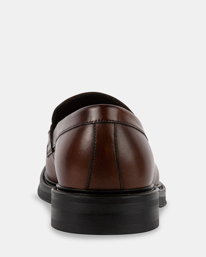 ISADOR BROWN LEATHER - Men's Shoes - Steve Madden Canada