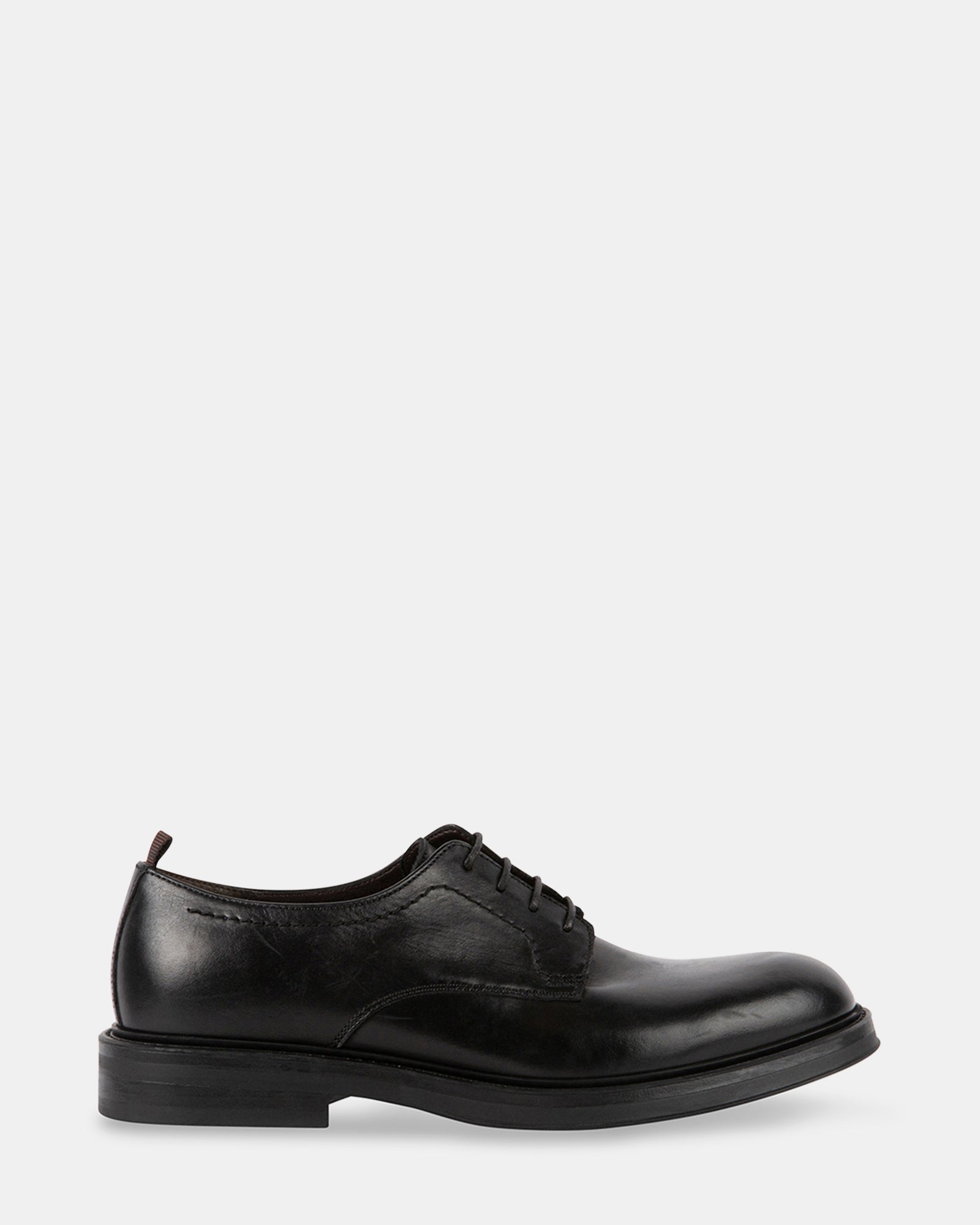 IVANO BLACK LEATHER - Men's Shoes - Steve Madden Canada