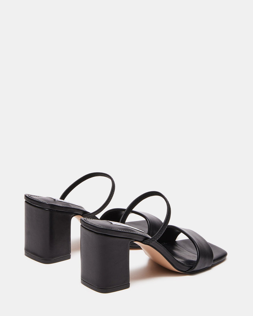 JADEN BLACK LEATHER - Women's Shoes - Steve Madden Canada