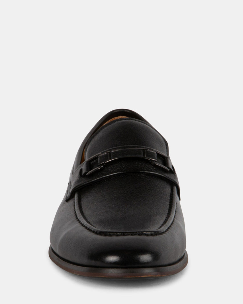 JAZPER BLACK LEATHER - Men's Shoes - Steve Madden Canada