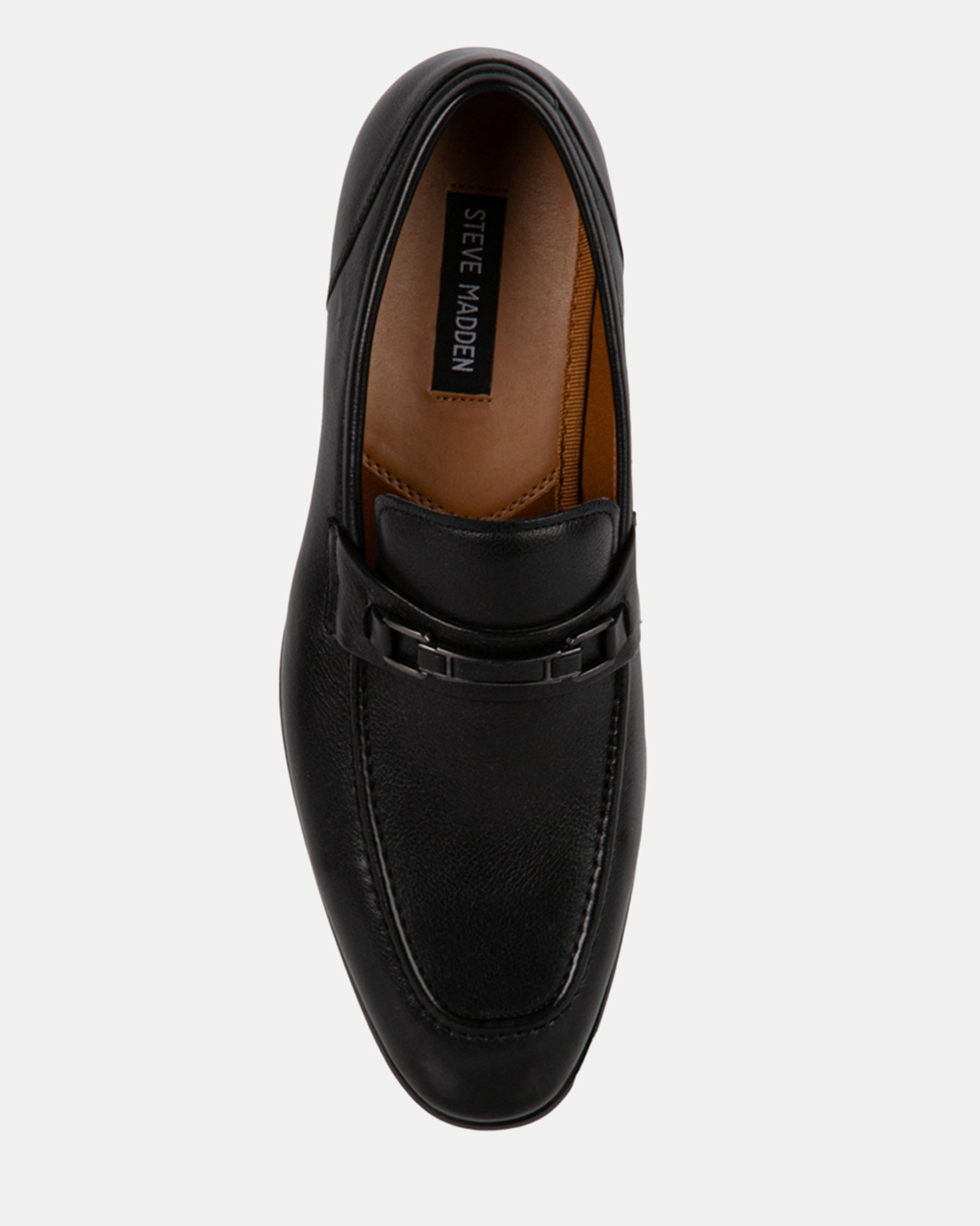JAZPER BLACK LEATHER - Men's Shoes - Steve Madden Canada
