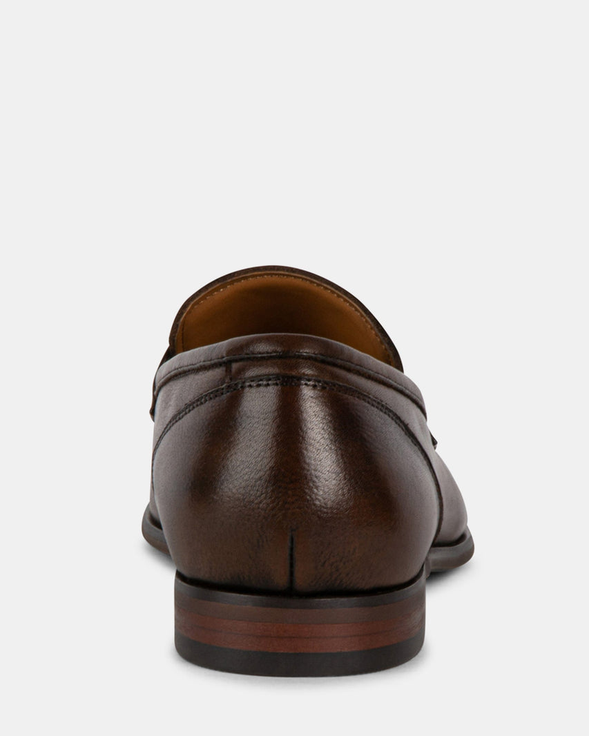 JAZPER BROWN LEATHER - Men's Shoes - Steve Madden Canada