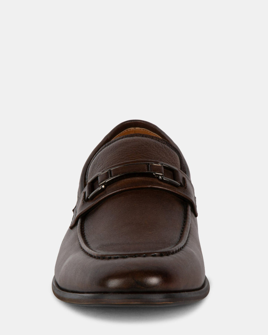 JAZPER BROWN LEATHER - Men's Shoes - Steve Madden Canada