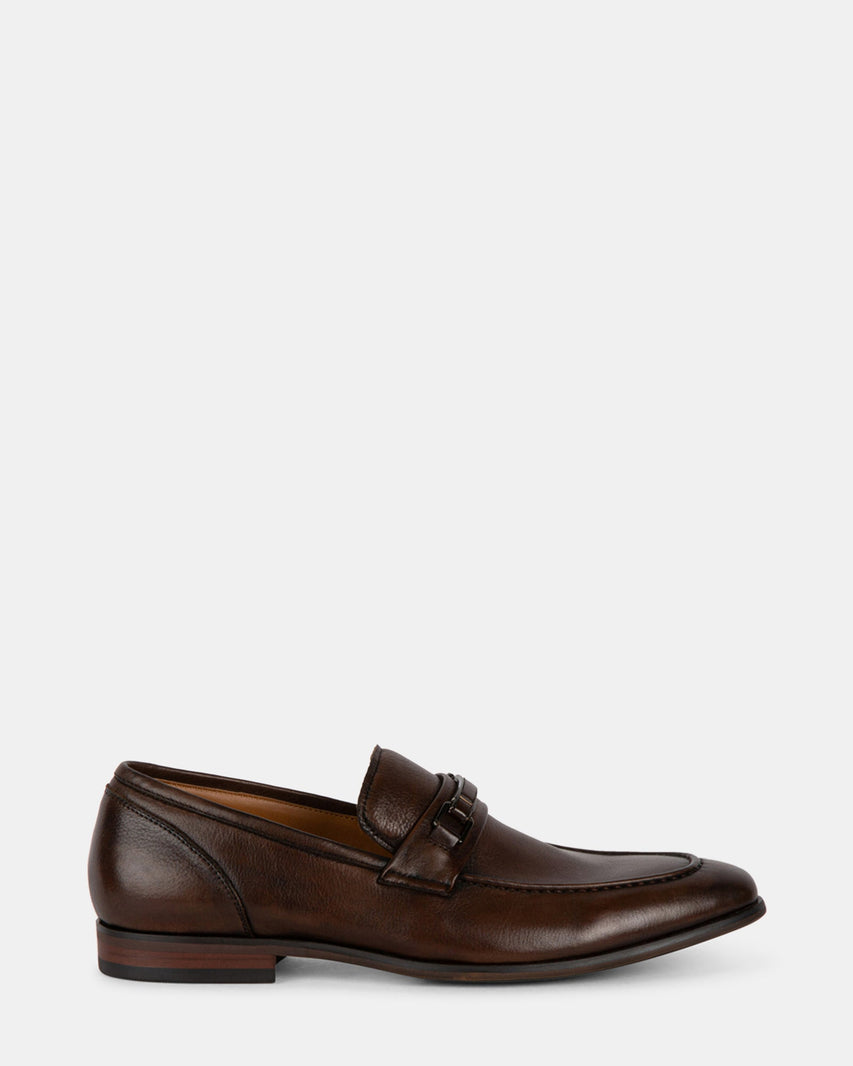 JAZPER BROWN LEATHER - Men's Shoes - Steve Madden Canada