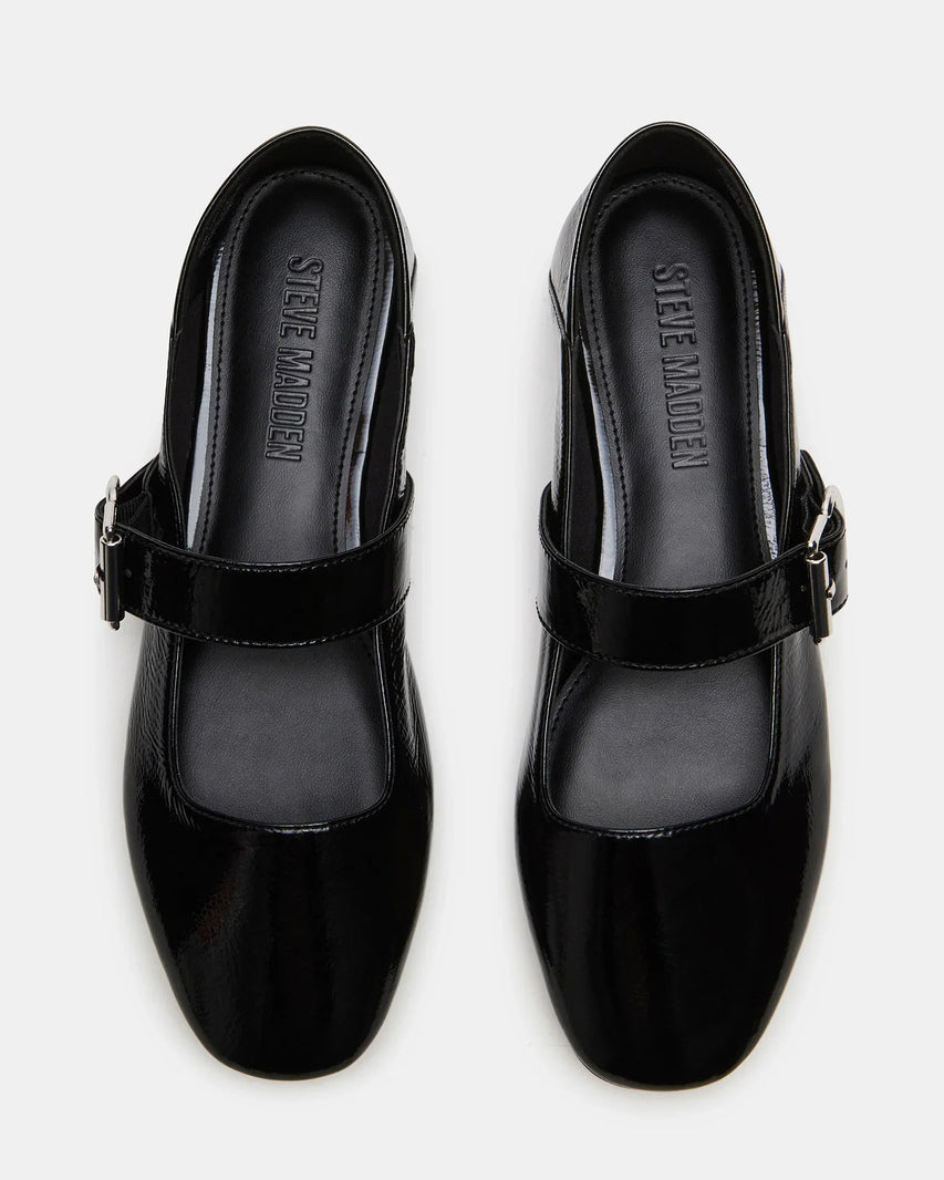 JENNI BLACK LEATHER - Women's Shoes - Steve Madden Canada