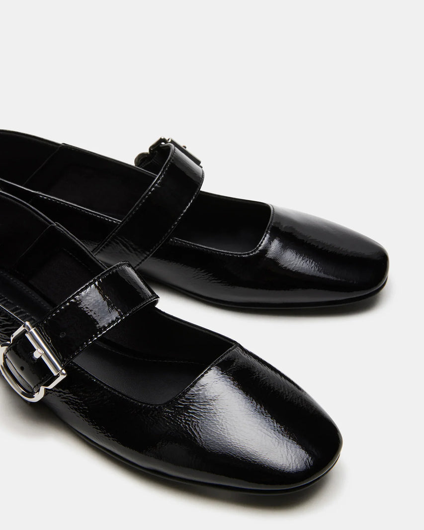 JENNI BLACK LEATHER - Women's Shoes - Steve Madden Canada
