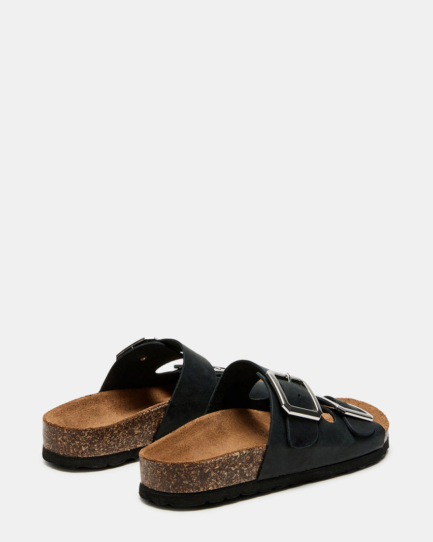 JESSEE BLACK LEATHER - Women's Shoes - Steve Madden Canada