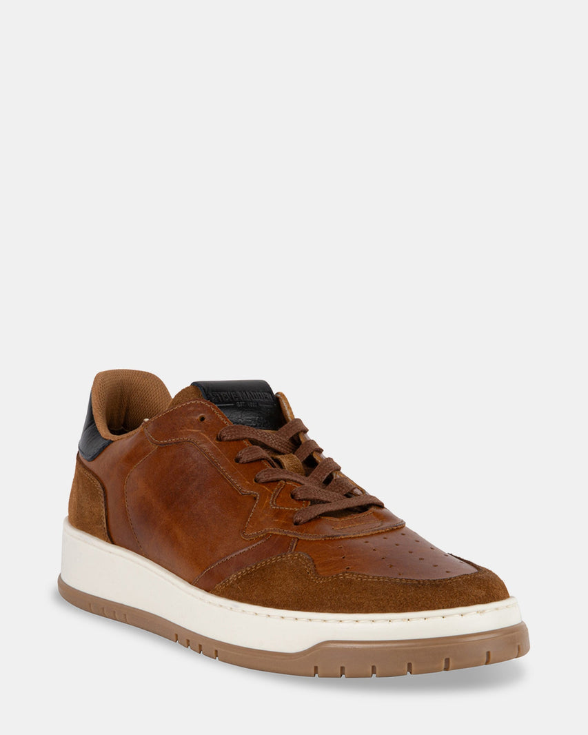 JETT COGNAC LEATHER - Men's Shoes - Steve Madden Canada