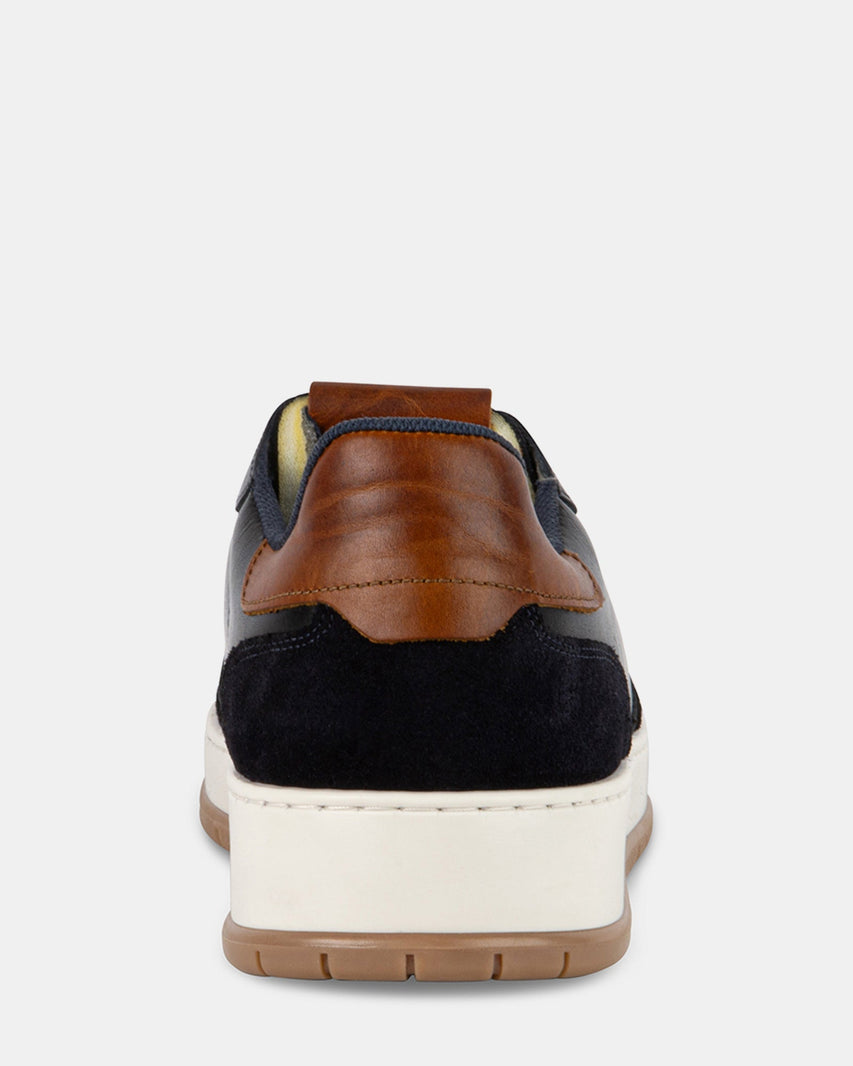 JETT NAVY LEATHER - Men's Shoes - Steve Madden Canada