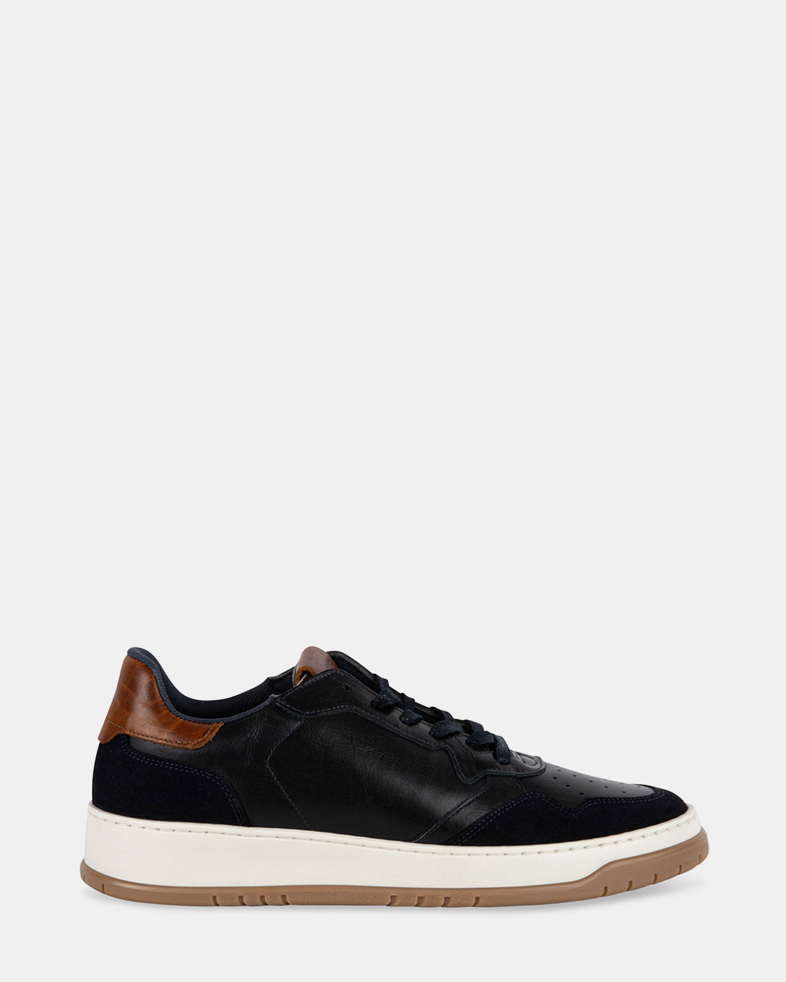 JETT NAVY LEATHER - Men's Shoes - Steve Madden Canada