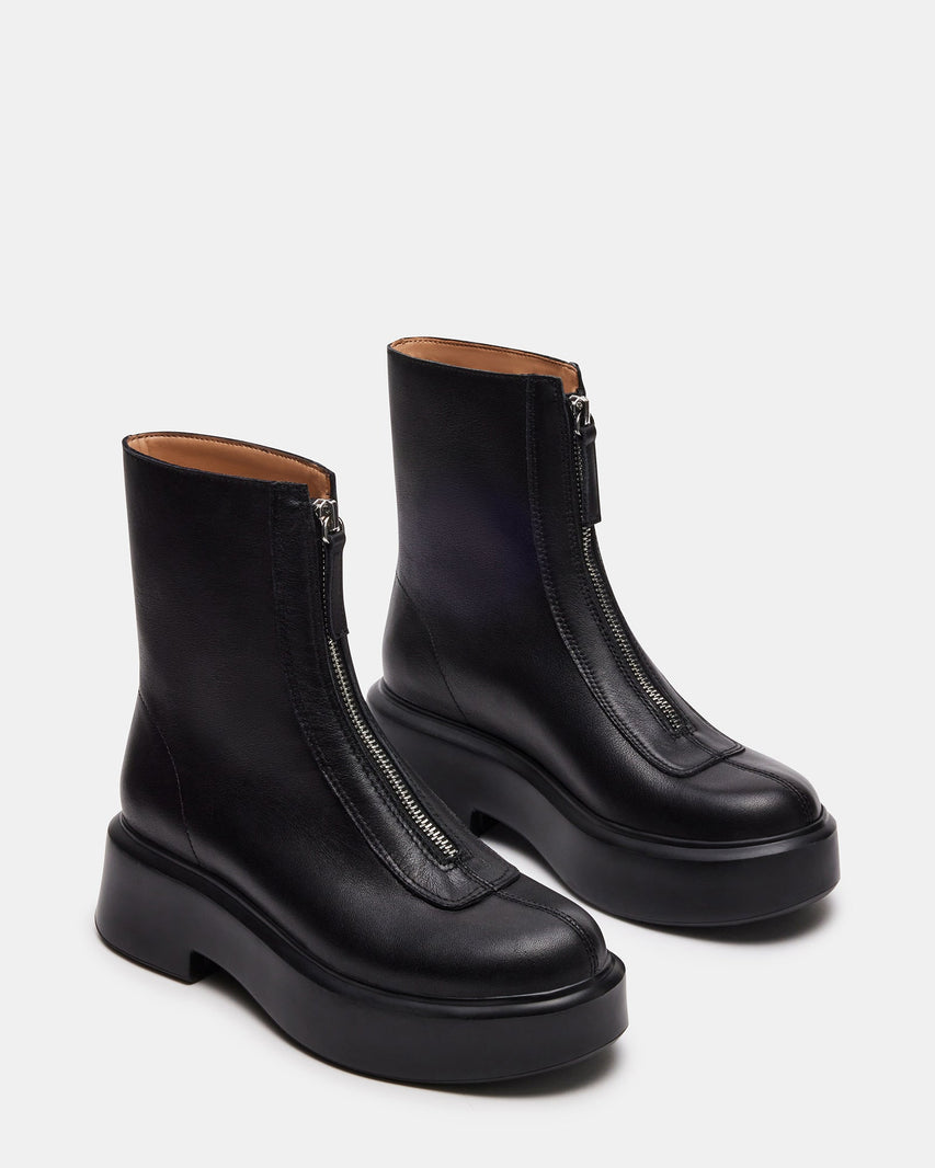 JONES BLACK LEATHER - Women's Shoes - Steve Madden Canada