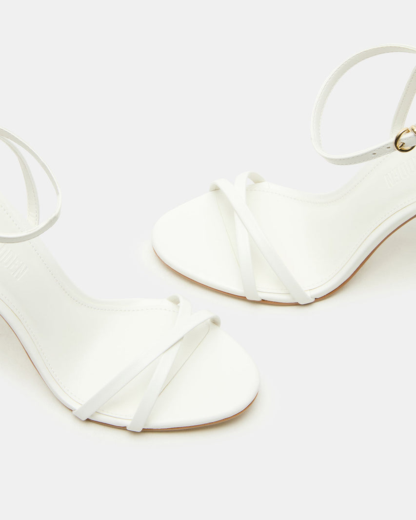JYPSEY WHITE LEATHER - Women's Shoes - Steve Madden Canada