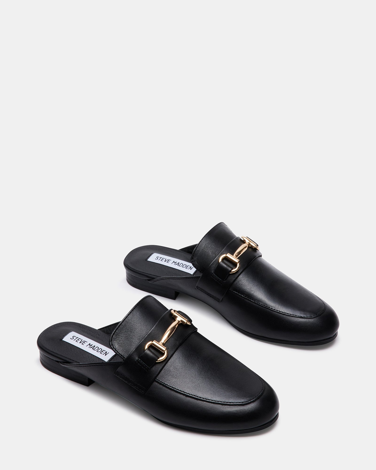 KANDI BLACK LEATHER - Women's Shoes - Steve Madden Canada