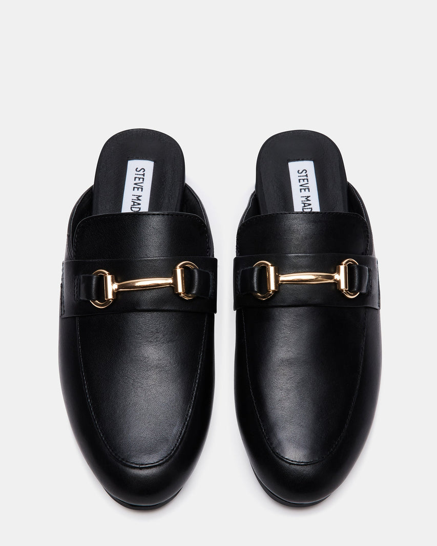 KANDI BLACK LEATHER - Women's Shoes - Steve Madden Canada