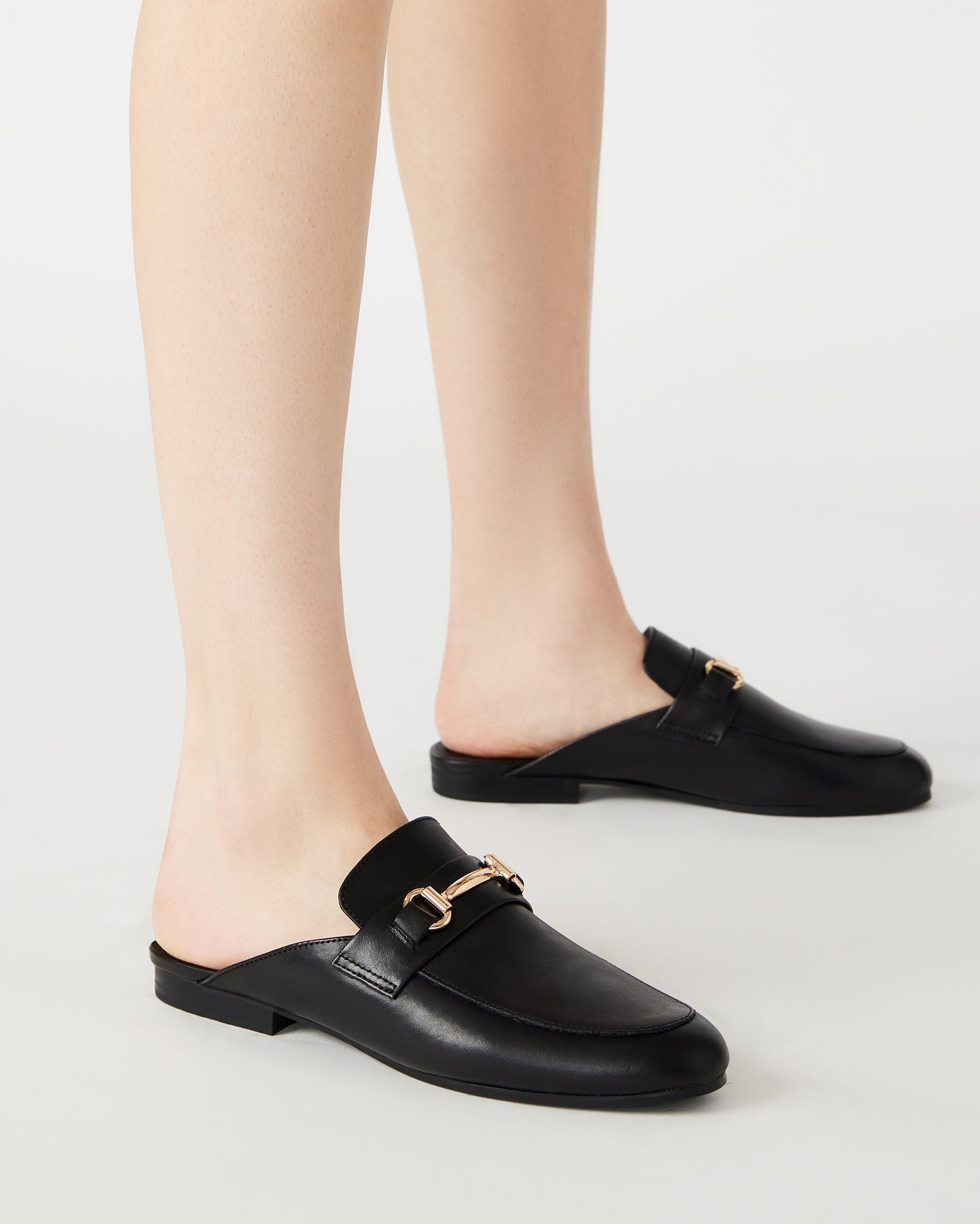 KANDI BLACK LEATHER - Women's Shoes - Steve Madden Canada