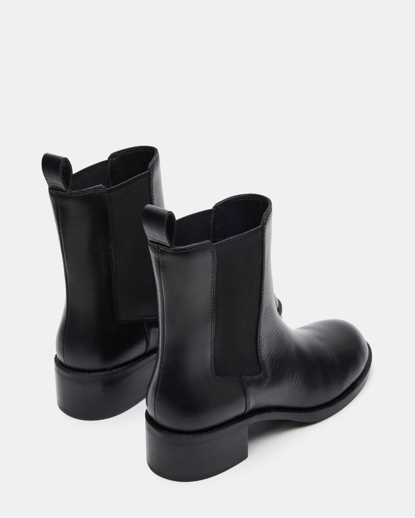 KAPLAN BLACK LEATHER - Women's Shoes - Steve Madden Canada