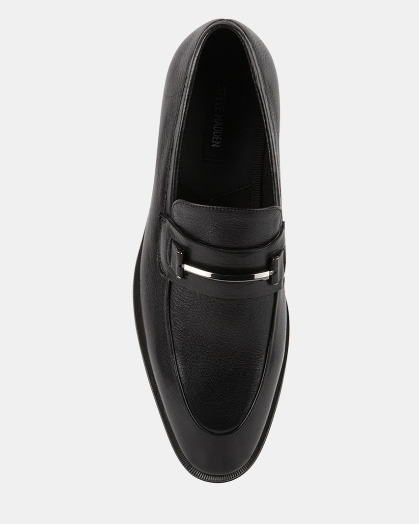 KASEN BLACK LEATHER - Men's Shoes - Steve Madden Canada