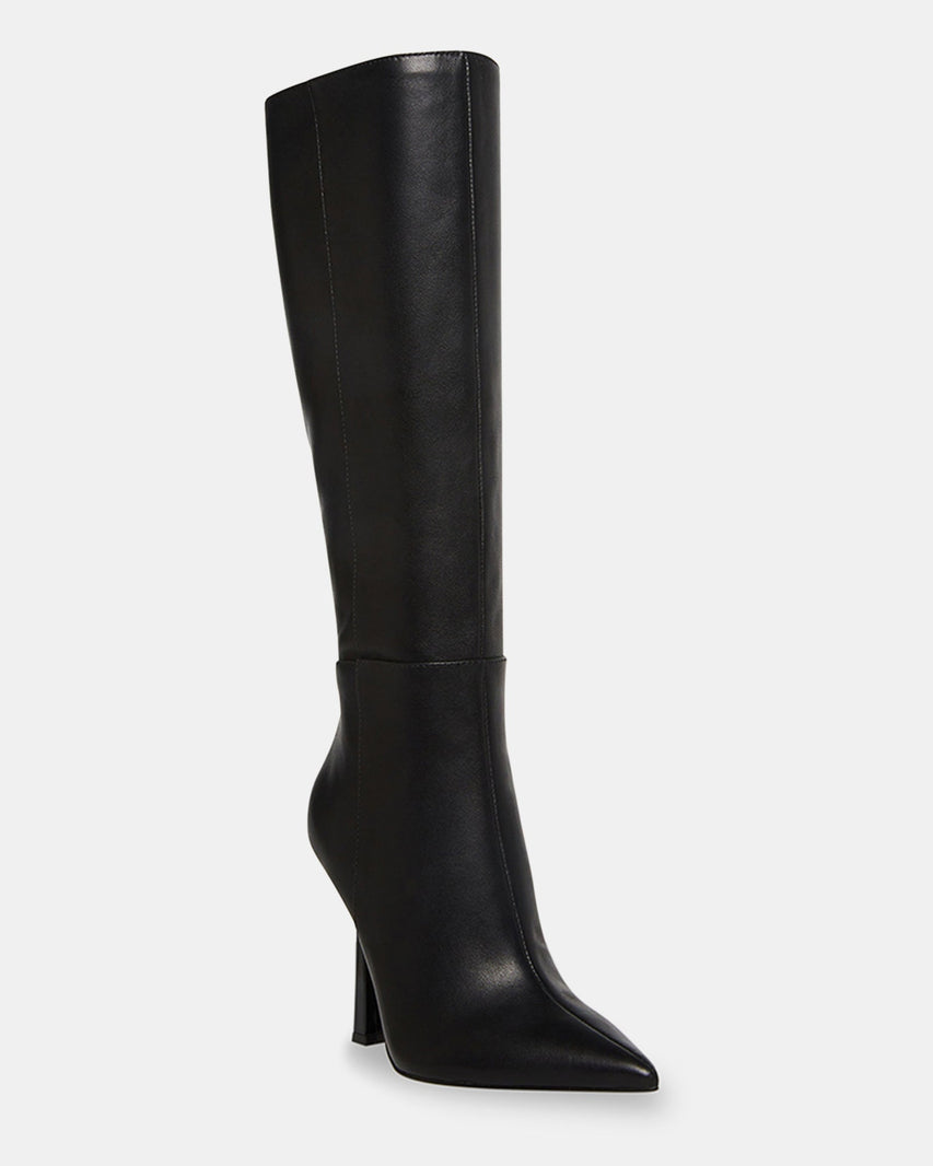 KATHLEEN BLACK LEATHER - Women's Shoes - Steve Madden Canada