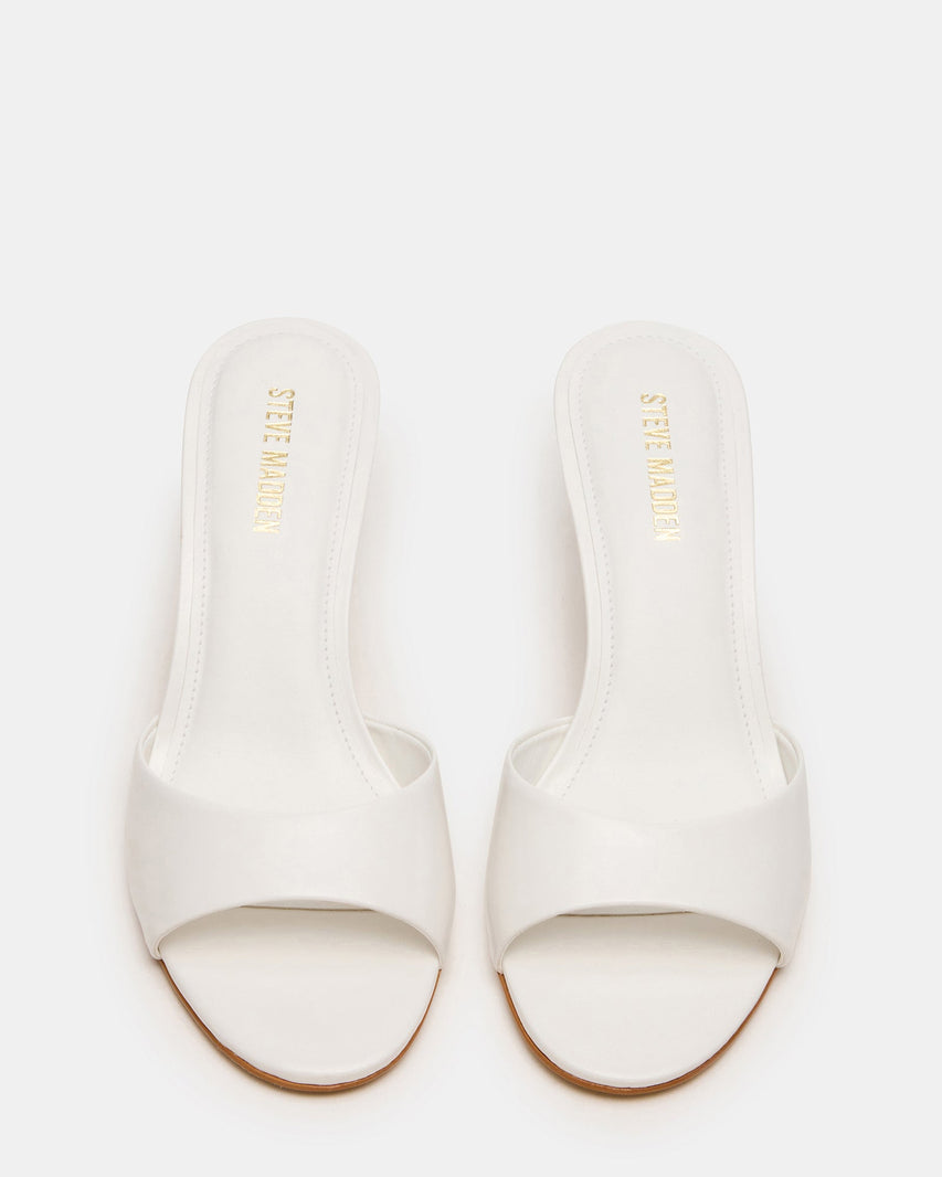 KENDRIX WHITE LEATHER - Women's Shoes - Steve Madden Canada