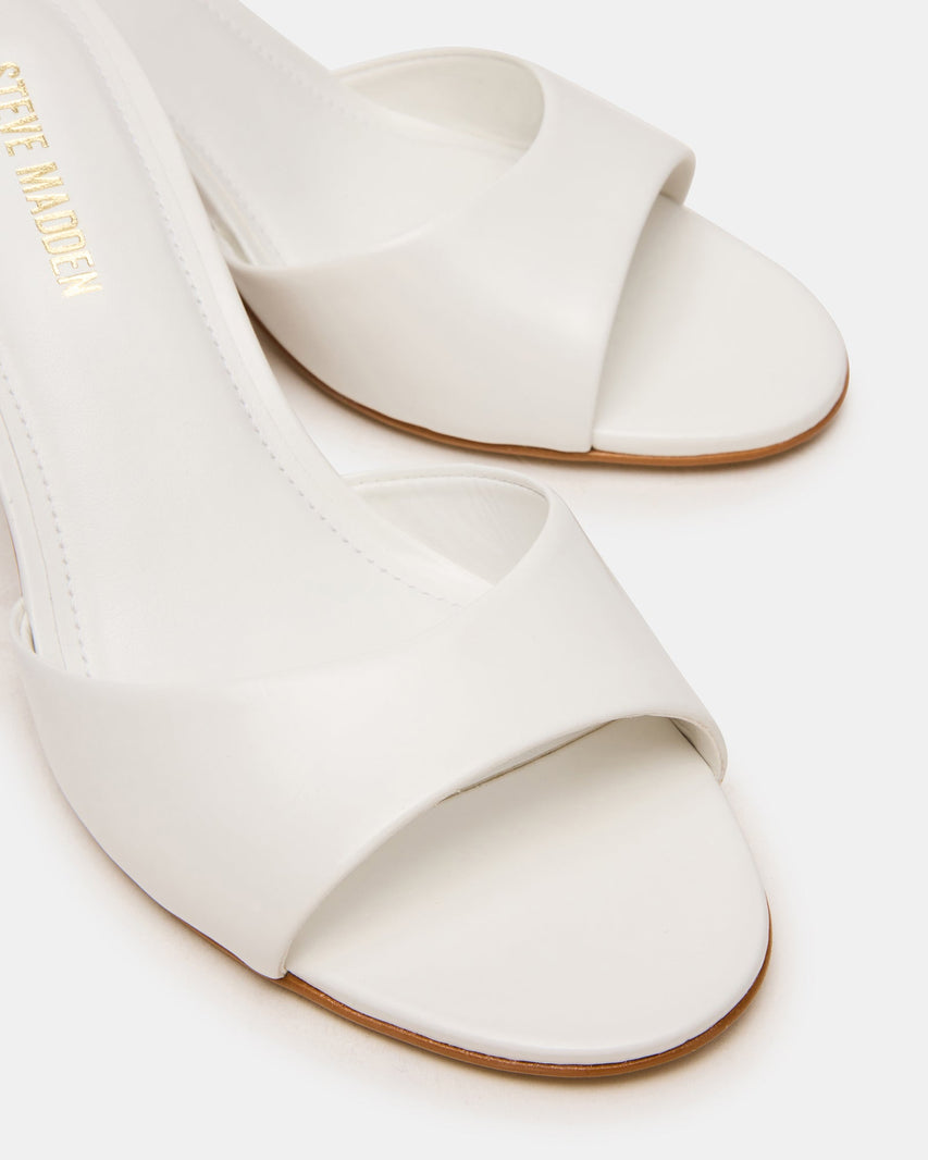 KENDRIX WHITE LEATHER - Women's Shoes - Steve Madden Canada