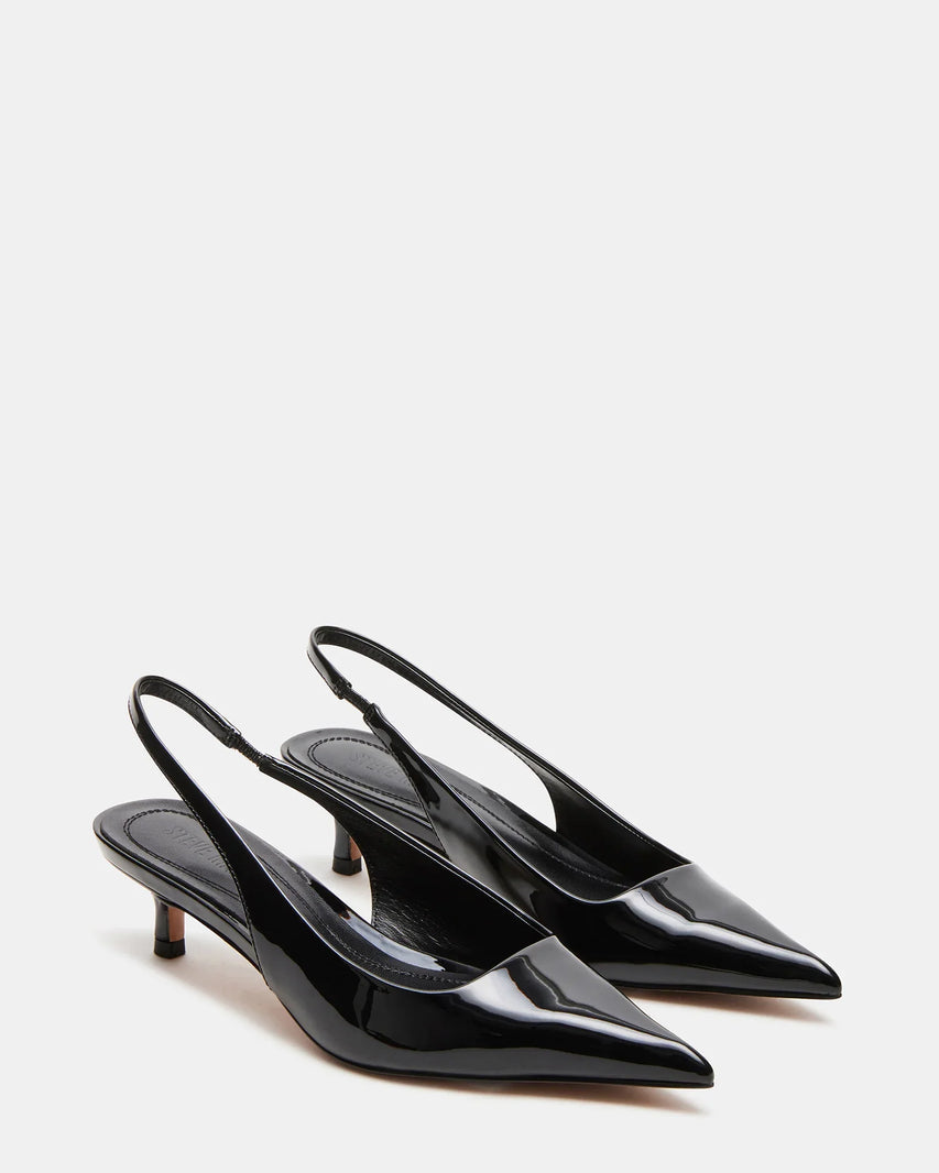 KITTIE BLACK PATENT - Women's Shoes - Steve Madden Canada