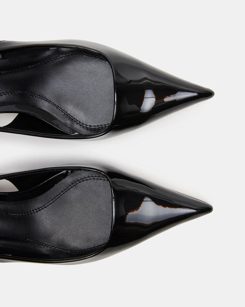 KITTIE BLACK PATENT - Women's Shoes - Steve Madden Canada