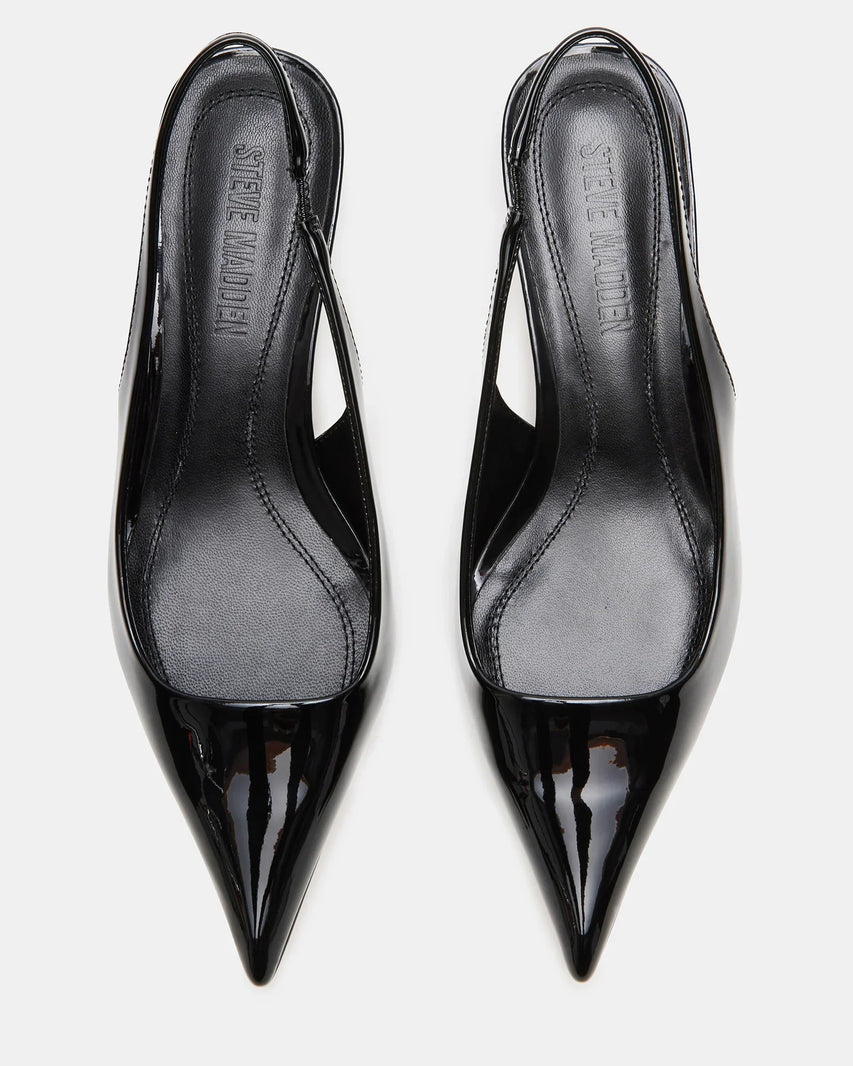 KITTIE BLACK PATENT - Women's Shoes - Steve Madden Canada